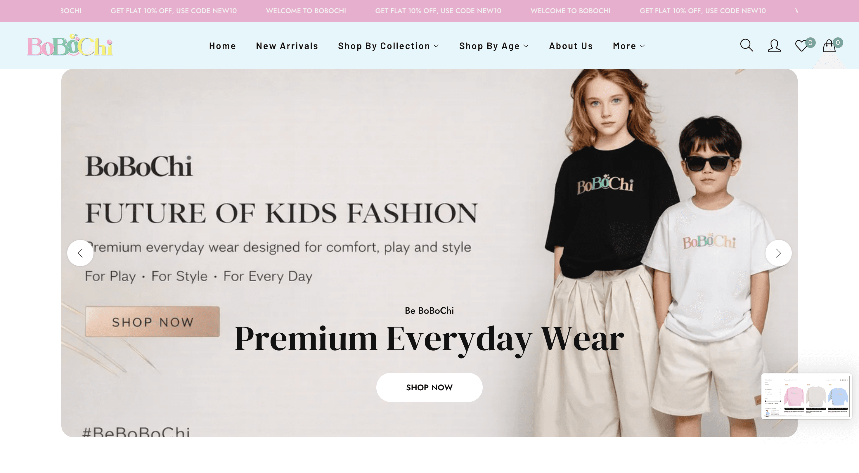 BoBoChi Kids — site preview