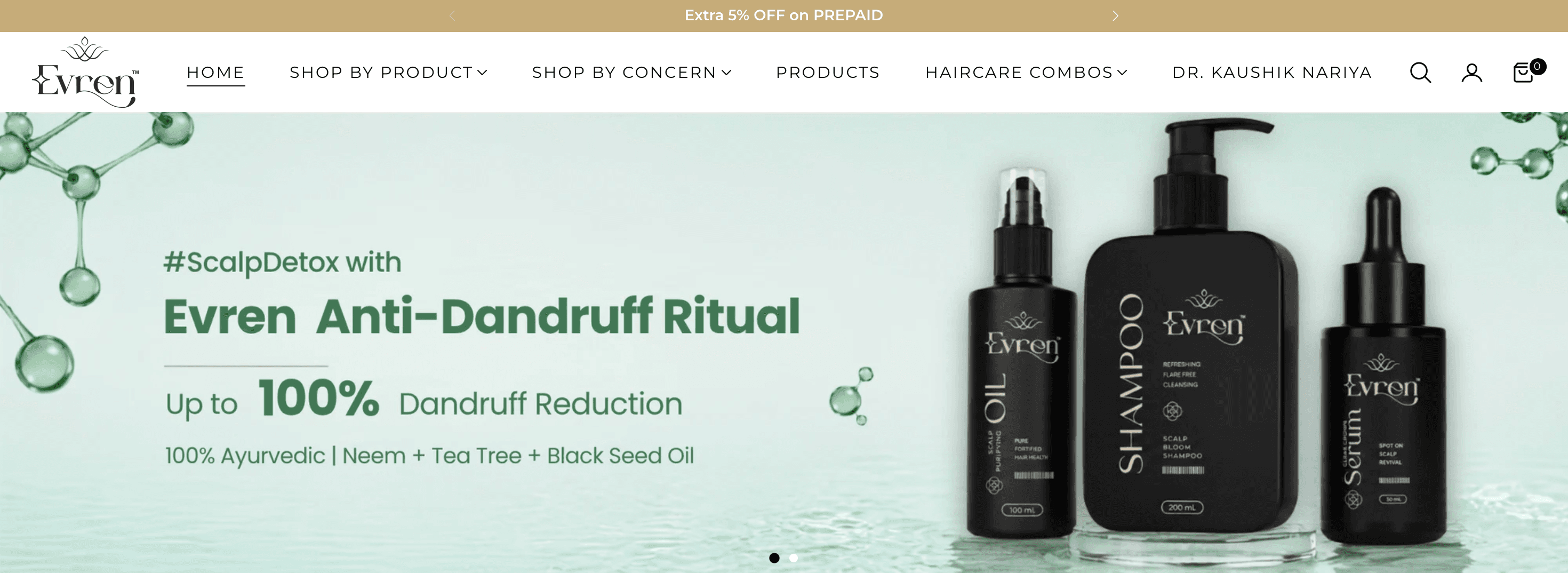 Evren — site preview