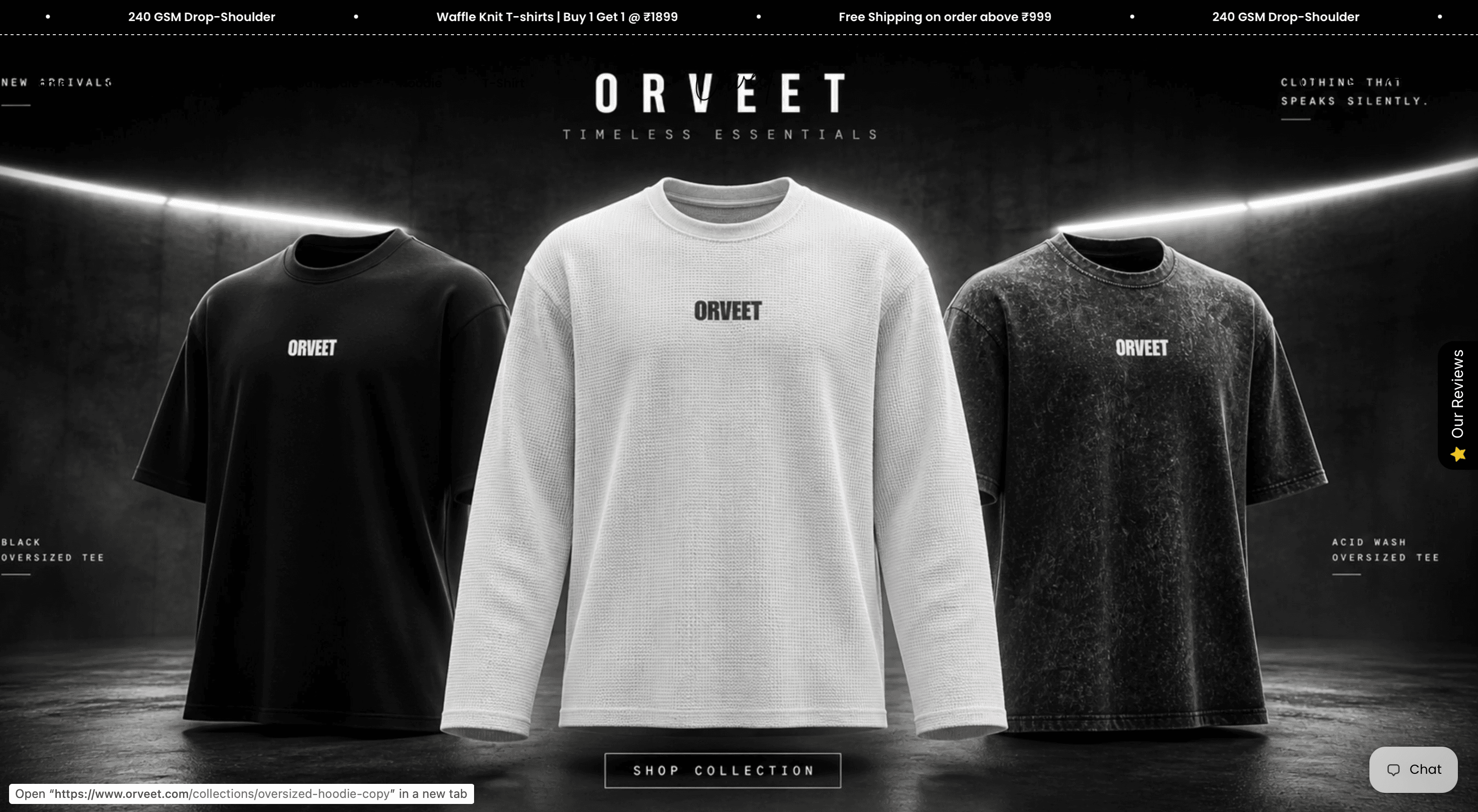 Orveet — site preview