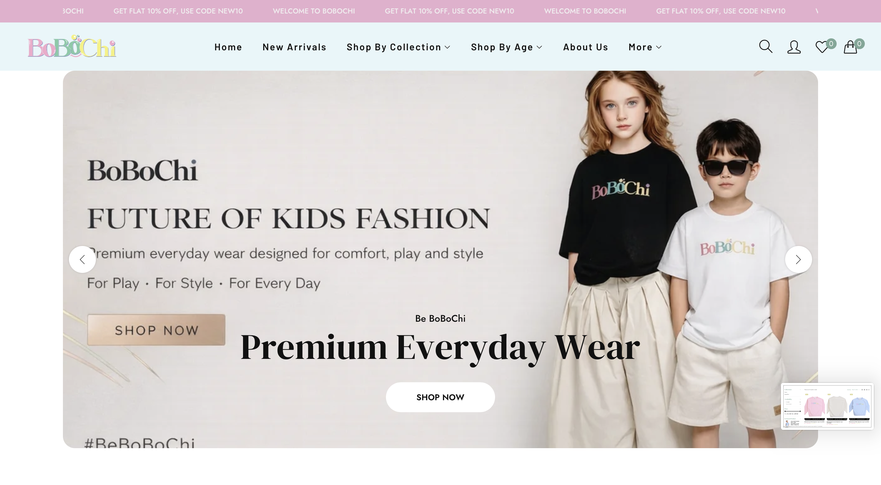 BoBoChi Kids — project banner