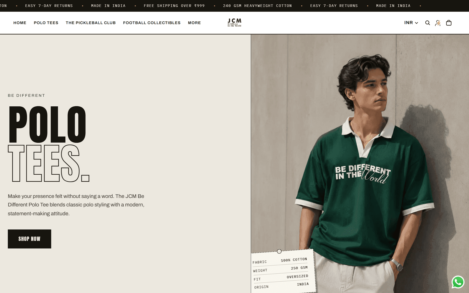 JCM — project banner